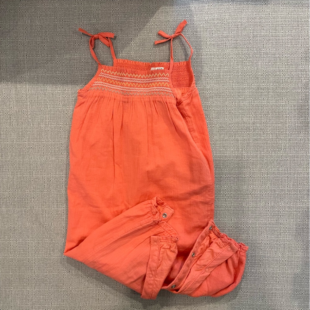 Janie and Jack Coral Jumpsuit 18m-24m